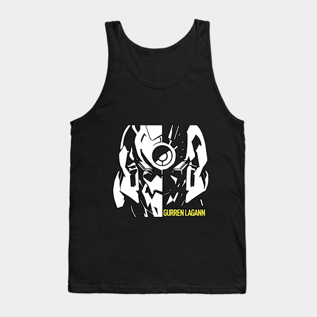 Gurren Lagann Tank Top by onzaqi